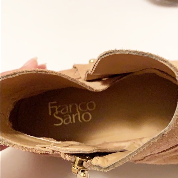 FRANCO SARTO Ruby Post Button Ankle Boot 10 - Picture 8 of 8